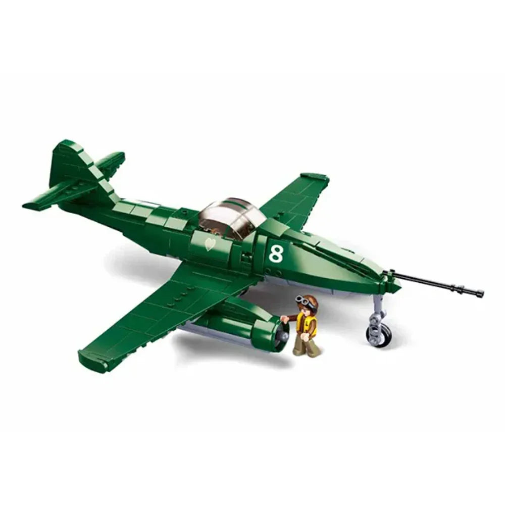 Sluban Army Battle of Budapest Fighter Jet Building Blocks Set - 338 Pcs