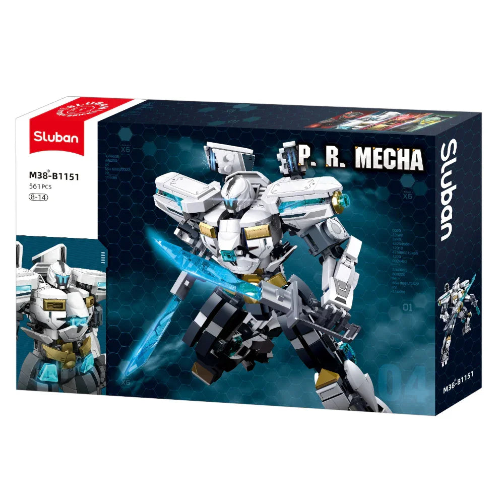 Sluban P.R. Mecha Robot Building Blocks Set - 561 Pcs - Toys