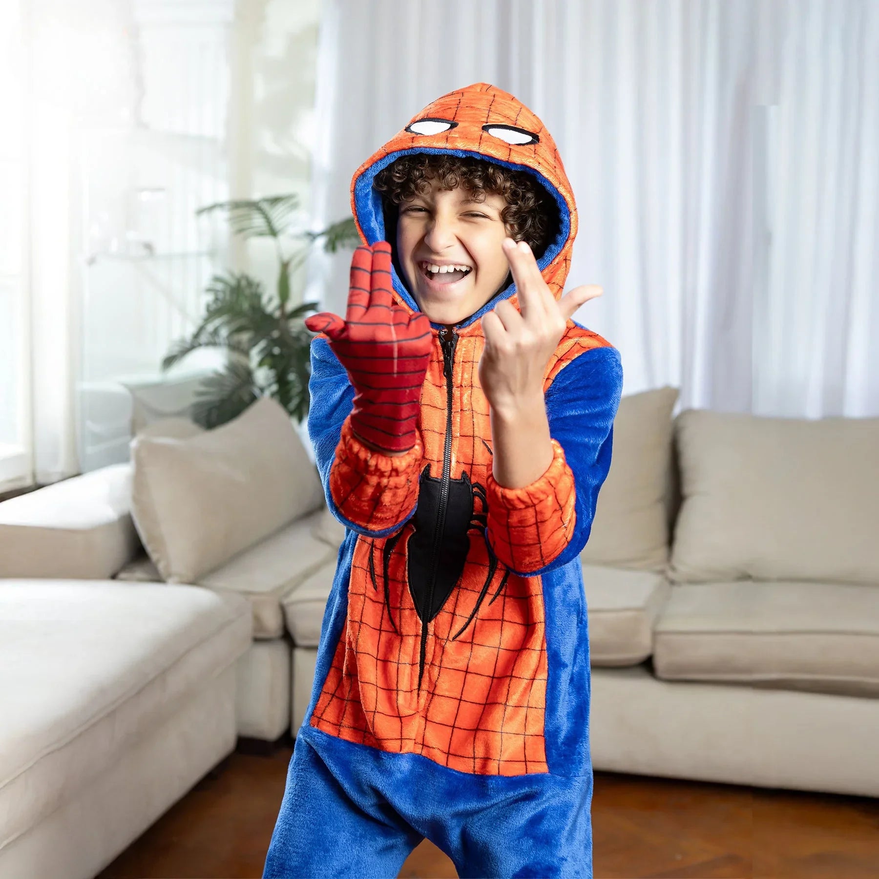 Spiderman Long-Sleeved Onesie