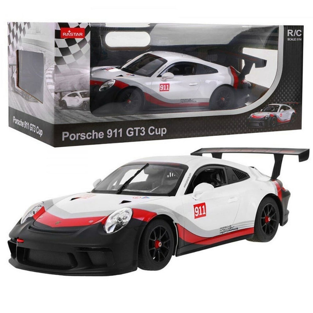 Rastar 1:18 Scale RC Porsche 911 GT3 Cup – White