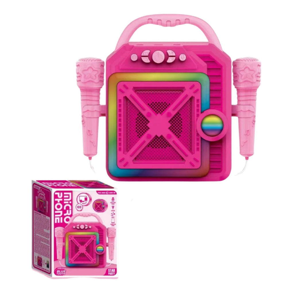Star Party Wireless Kids Karaoke Speaker and Dual Microphone Set