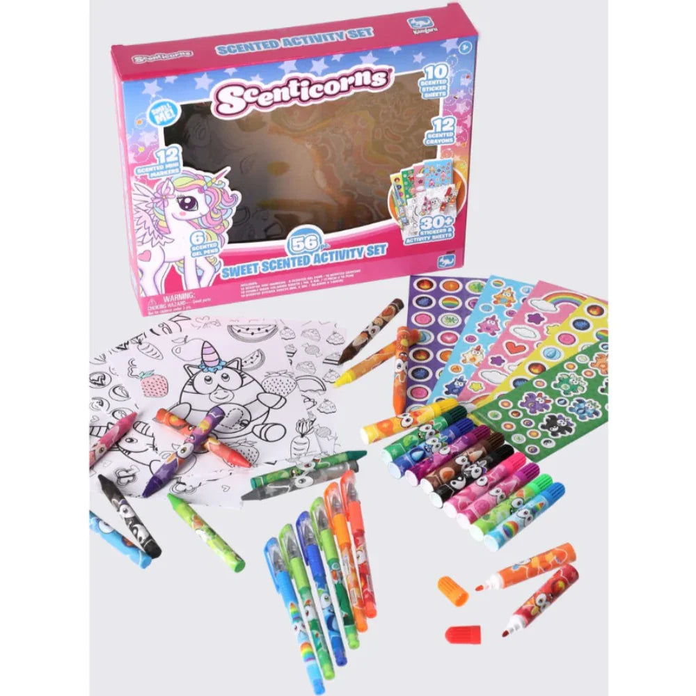 Scenticorns Sweet Scented Activity Set - 56 Pcs