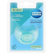 Canpol Babies Silicone Soother – Aqua (0–6 Months)