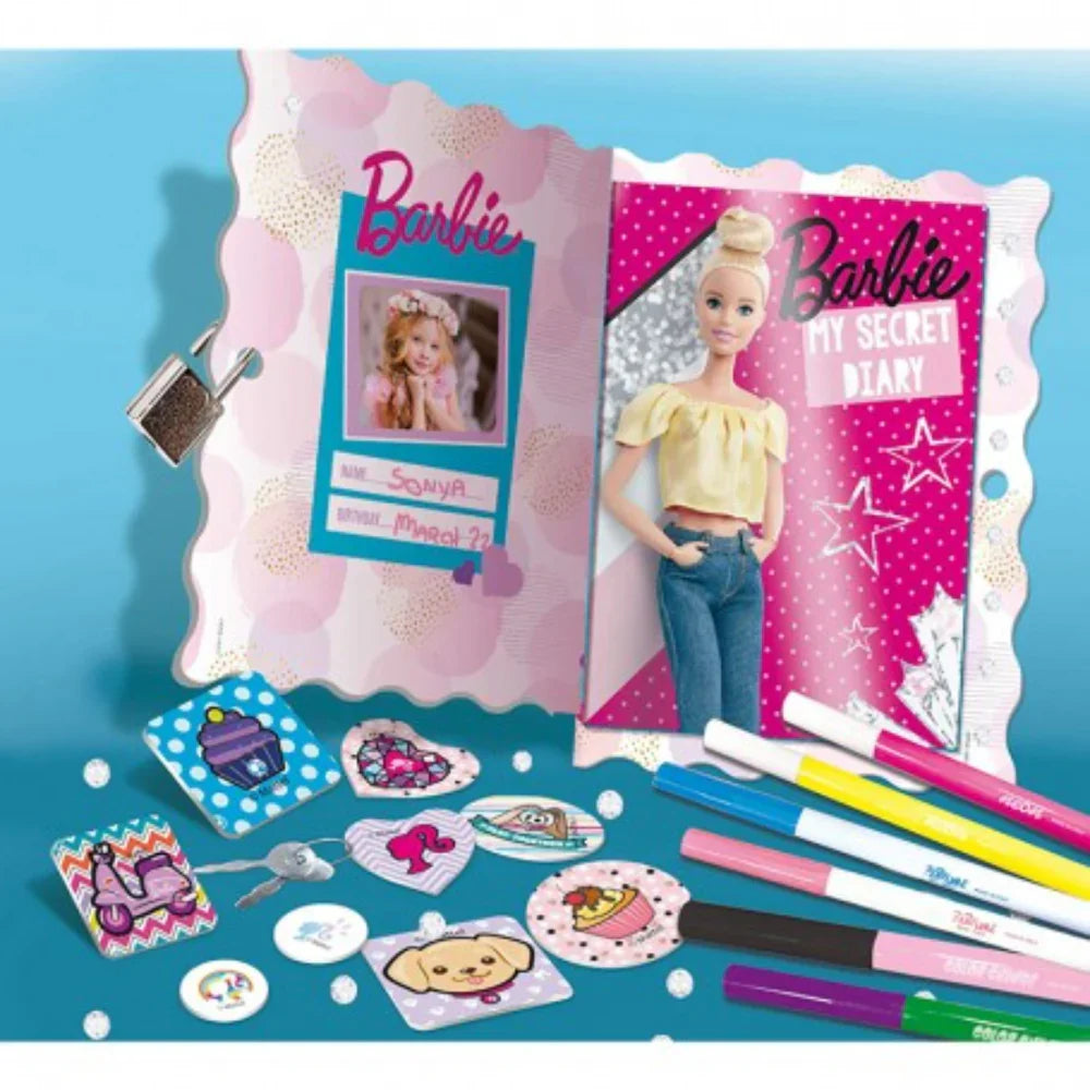 Lisciani Barbie-Themed My Secret Diary