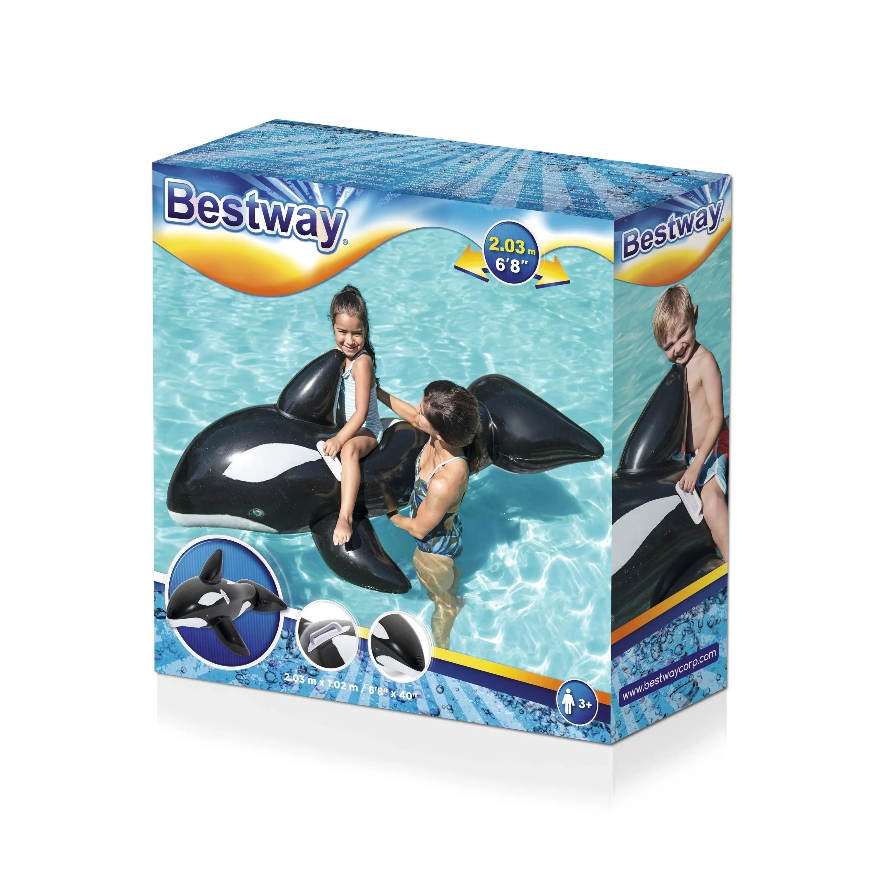 Whale Inflatable Pool Buy Bestway Jumbo Whale Rider By Bestway