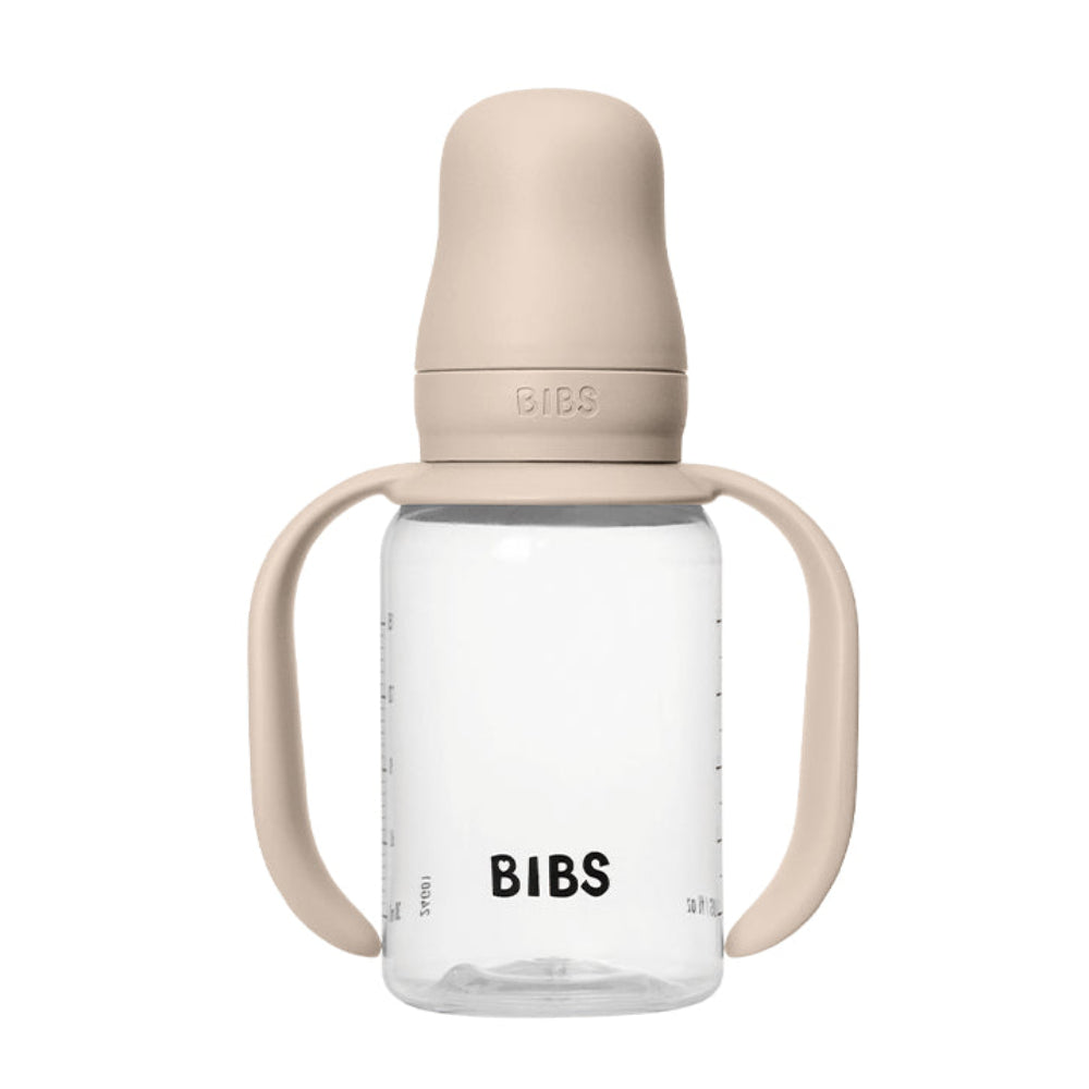 BIBS Silicone Spout Baby Sippy Bottle Pack of 1 – 150 ml Blush - Baby Essentials