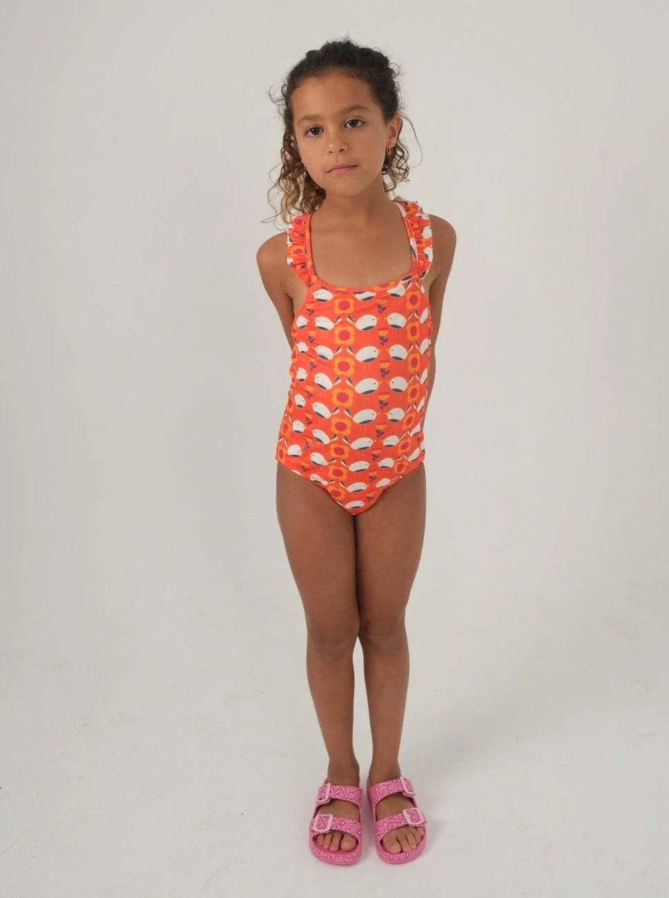 Birdy Orange Swim Suit - Ourkids - Playmore
