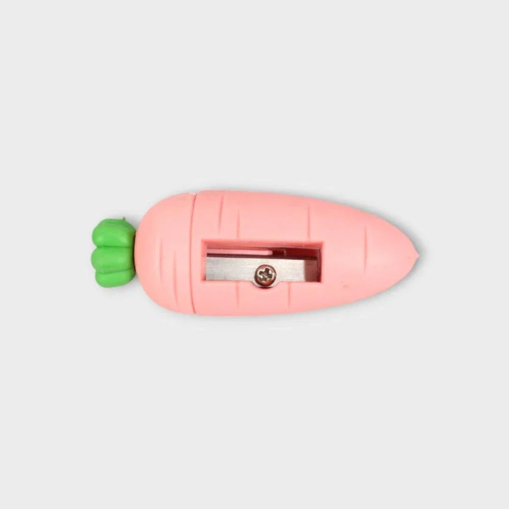 Carrot Shaped 2 IN 1 Eraser + Pencil Sharpener - Ourkids - TWK