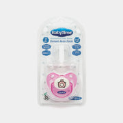 Baby Time Silicone Orth Opaque Soother With Cap