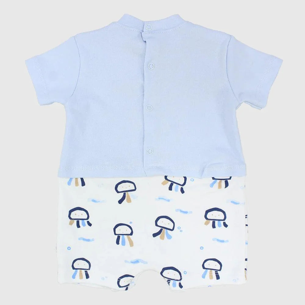 Colorful Jellyfish Short-Sleeved Romper - Ourkids - Bumber