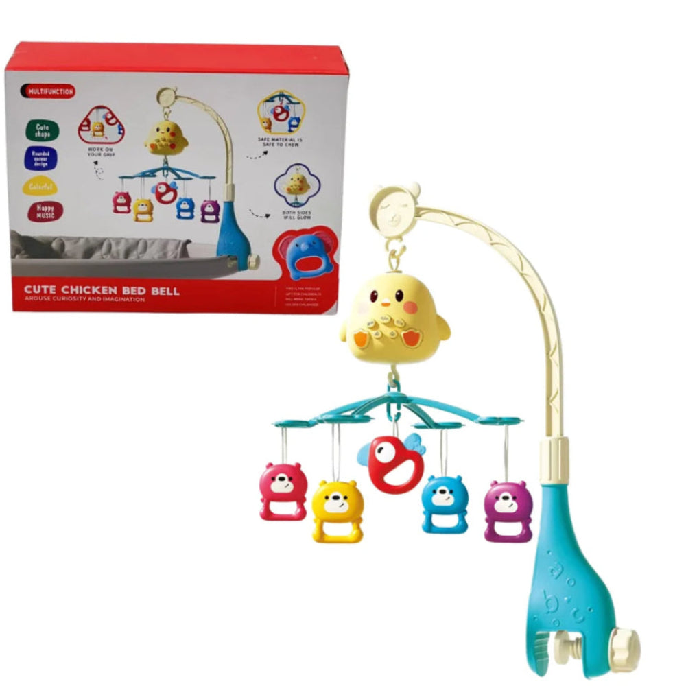 Musical Cute Chicken Bed Bell – Baby Blue