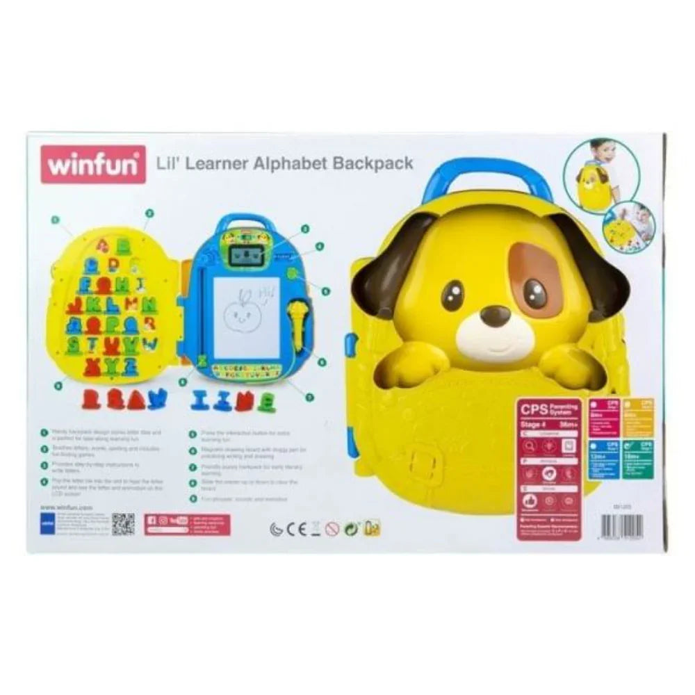 WinFun Lil' Learner Alphabet Backpack