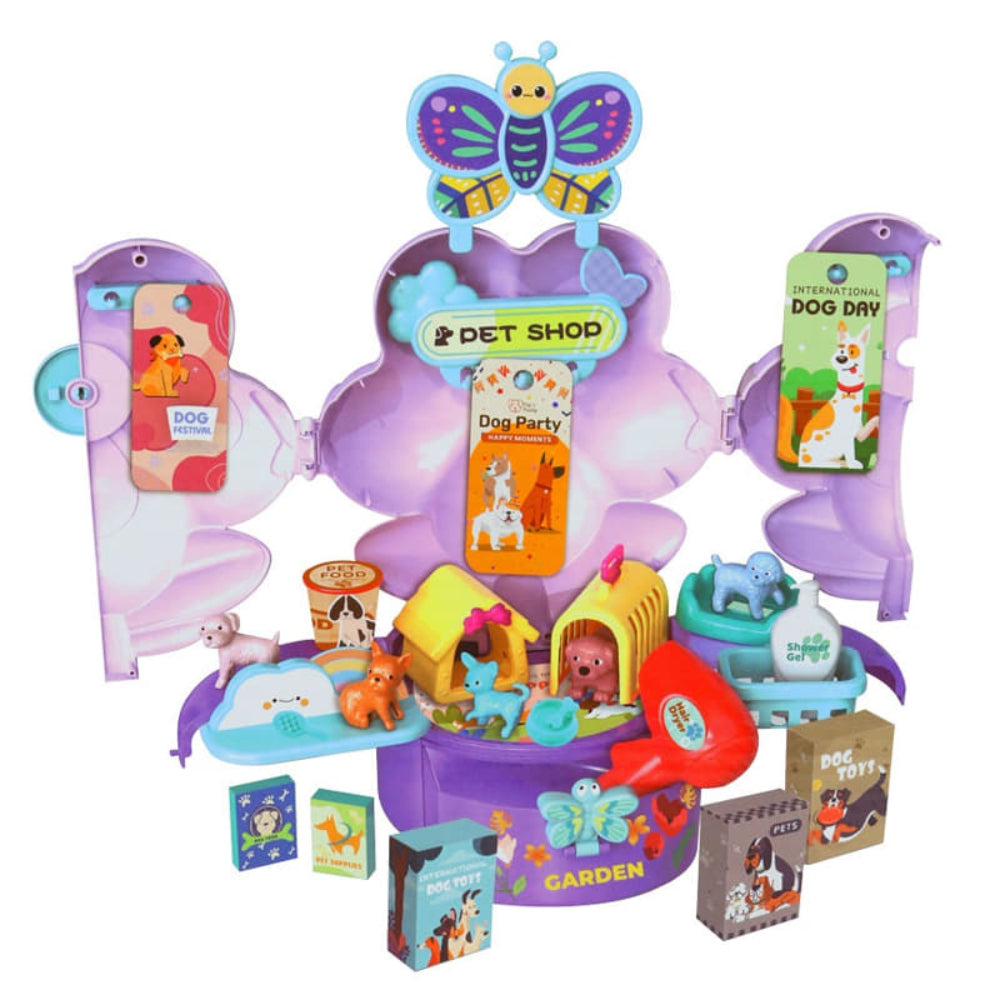Petshop Advanced Pet Store Playing House DIY Set – 40 Pcs - Toys - OKO
