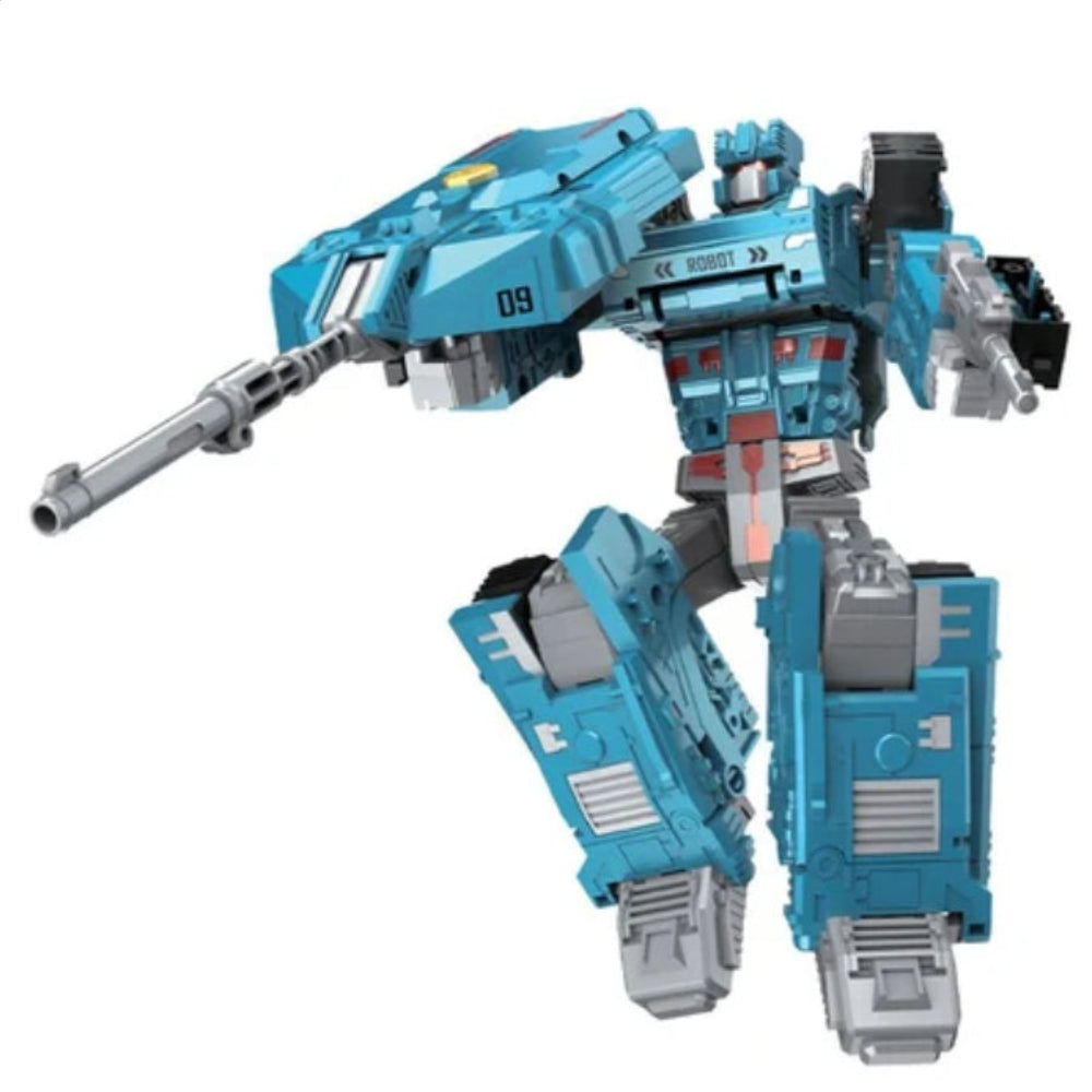 Deformation 2-in-1 Robot and Tank Toy Set – Petrol Blue