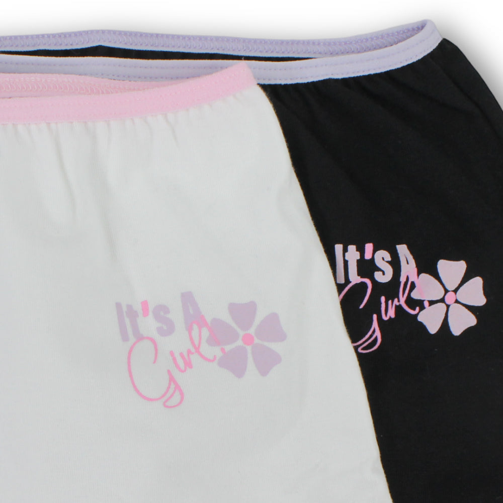 Girls Cotton Printed Panties – Pack Of 2