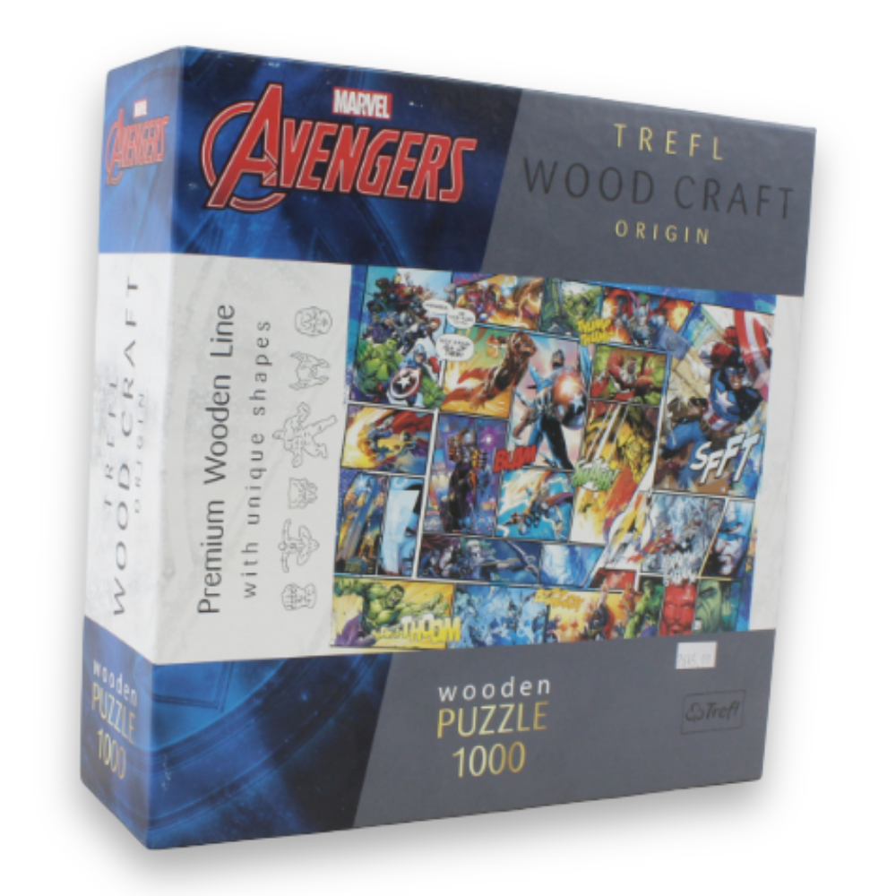 Trefl Wood Craft Marvel Comic Universe Wooden Jigsaw Puzzle – 1000 Pcs