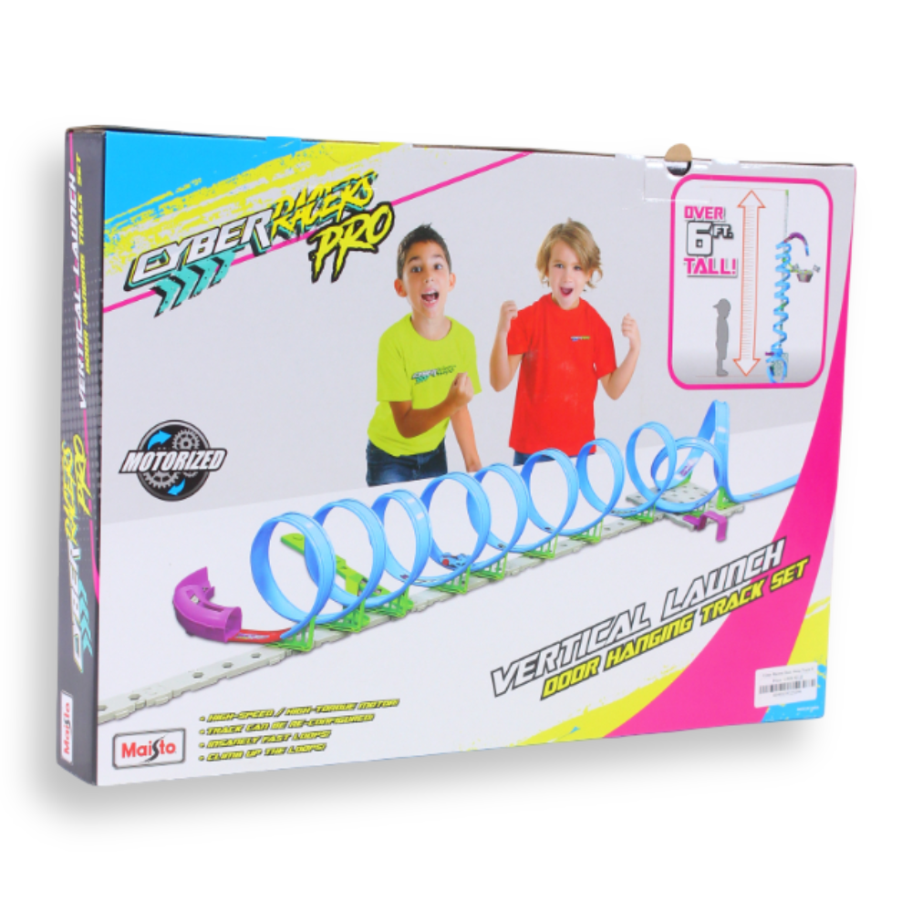 Cyber Racers Door Hoop Track Set (incl. 2 pc Cyber Racer vehicle)