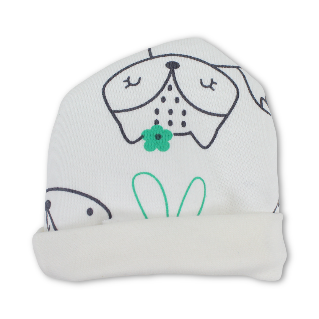 Baby Boys Beanie – Off-White