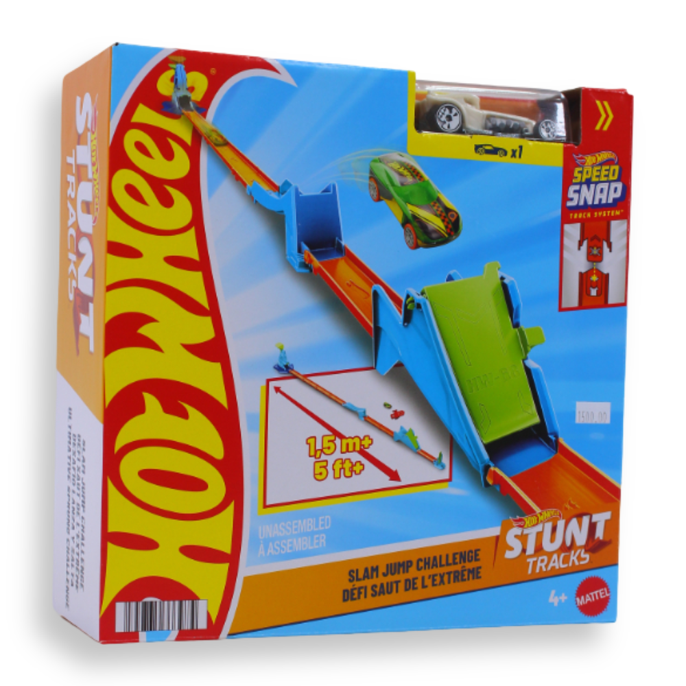 Mattel Hot Wheels Champion Stunt Tracks, Slam Jump Challenge (JHK76)