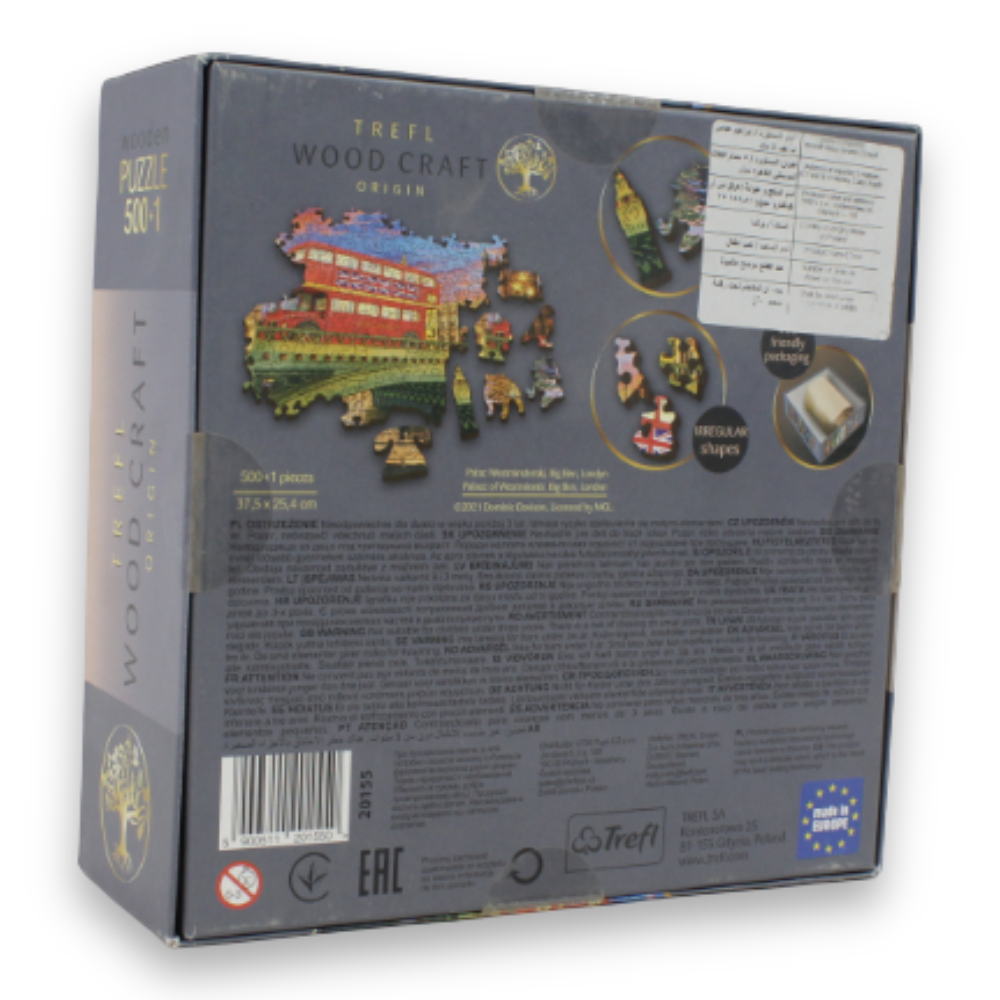 500+1-Piece Wooden Jigsaw Puzzle