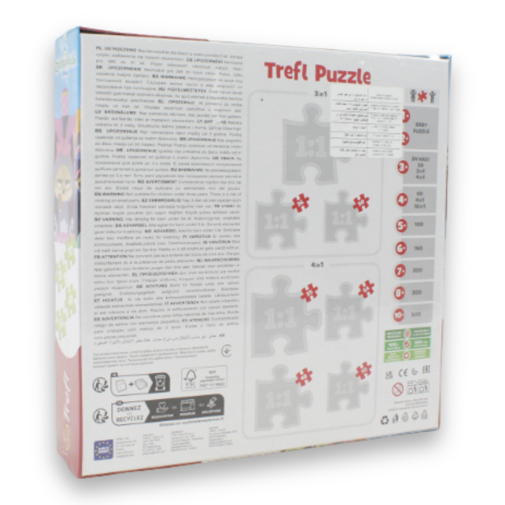Trefl Zootopia Jigsaw Puzzle Set – 4-In-1