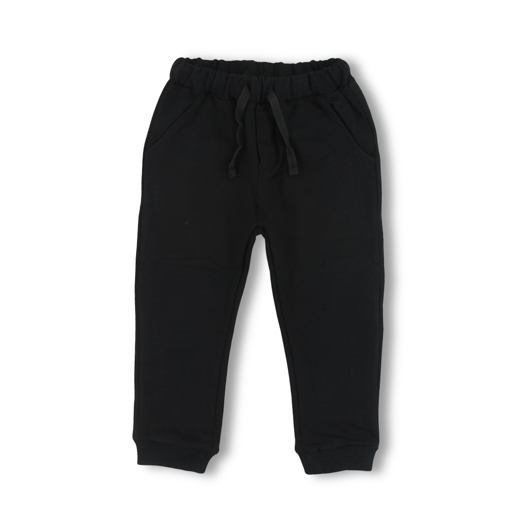 Baby Boys Sweatpants – Black