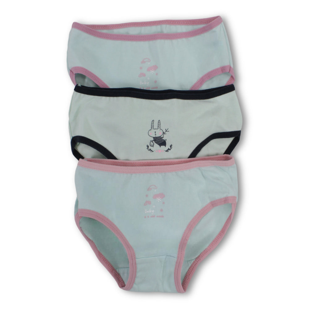 Girls Cotton Printed Panties – Pack Of 3