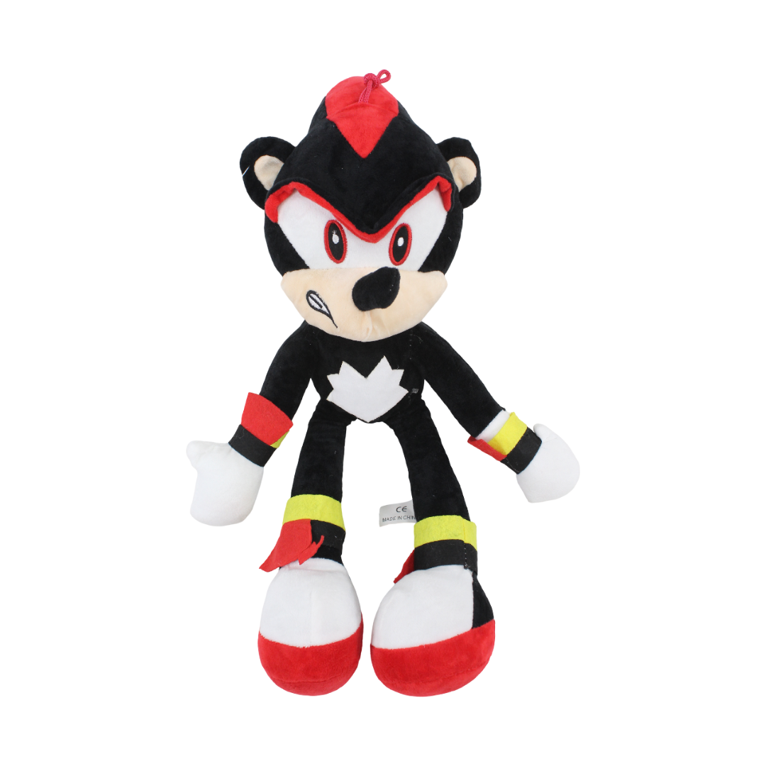 Sonic The Hedgehog Shadow Plush Figure – Black, Medium