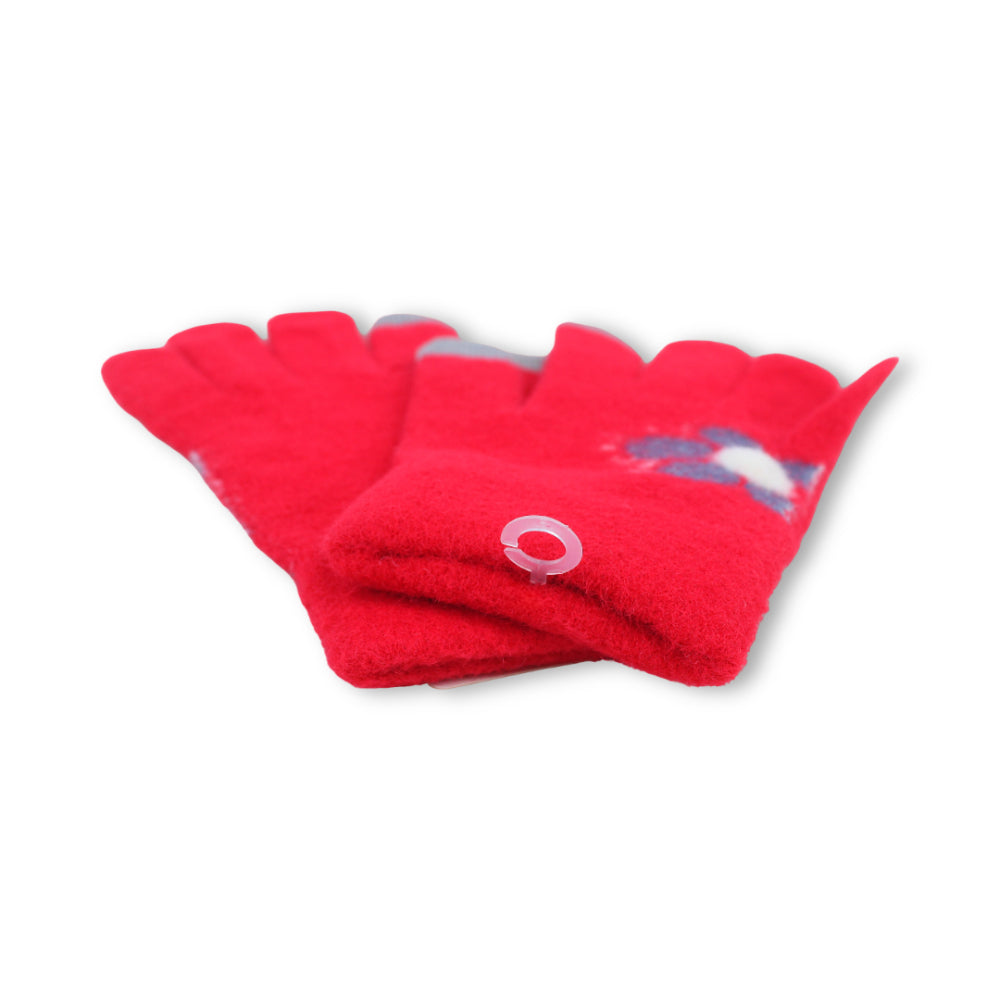 Girls Winter Gloves – Red