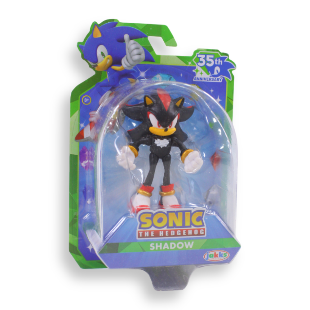 JAKKS Sonic the Hedgehog 35th Anniversary – Classic Shadow Mini Figure (2.5 Inch)
