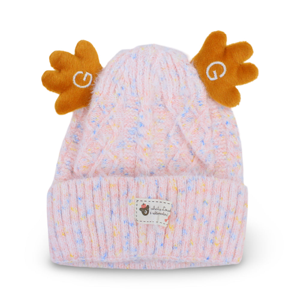Girls Winter Ice Cap – Salmon