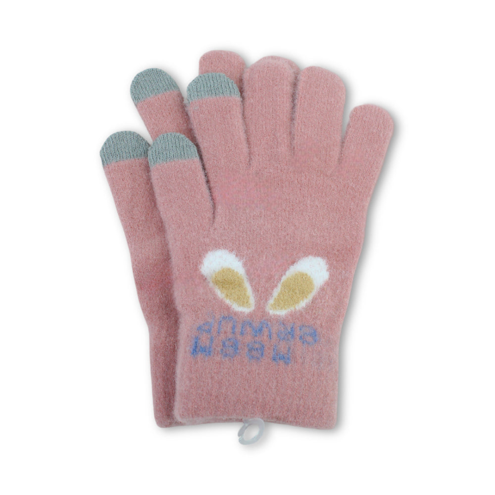 Girls Winter Gloves – Dusty Pink