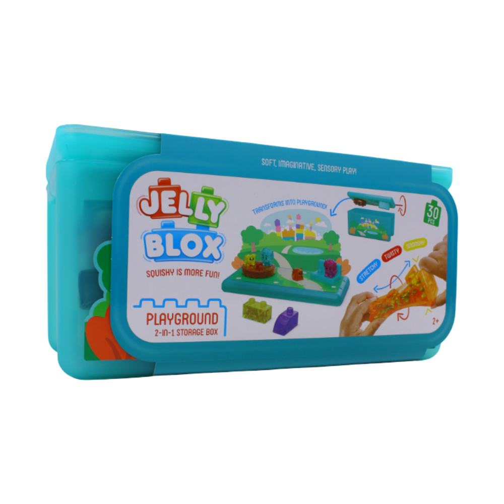 Jelly Blox Playground 2-In-1 Storage Box (30 PCS)