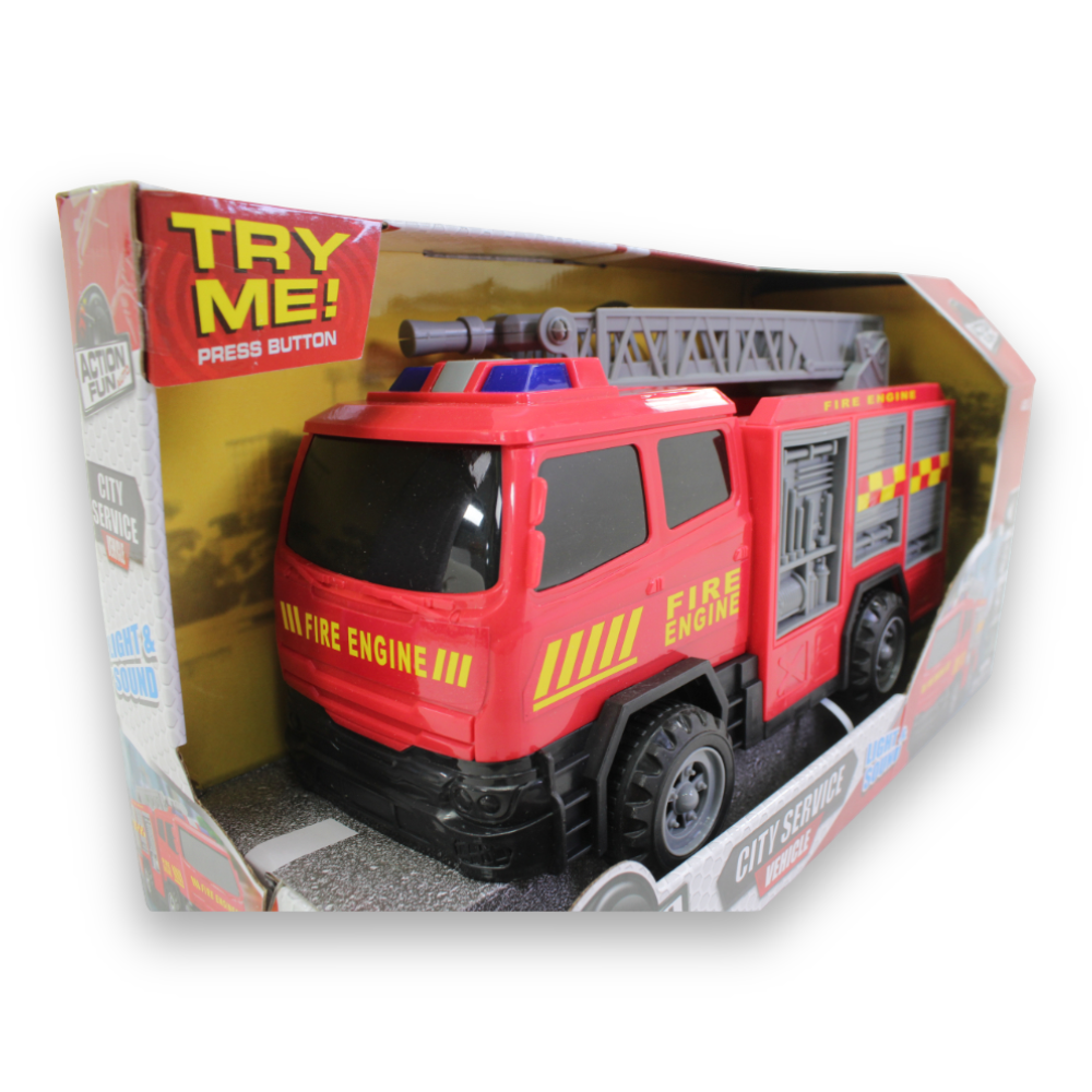 Friction Power Fire Engine with Light & Sound
