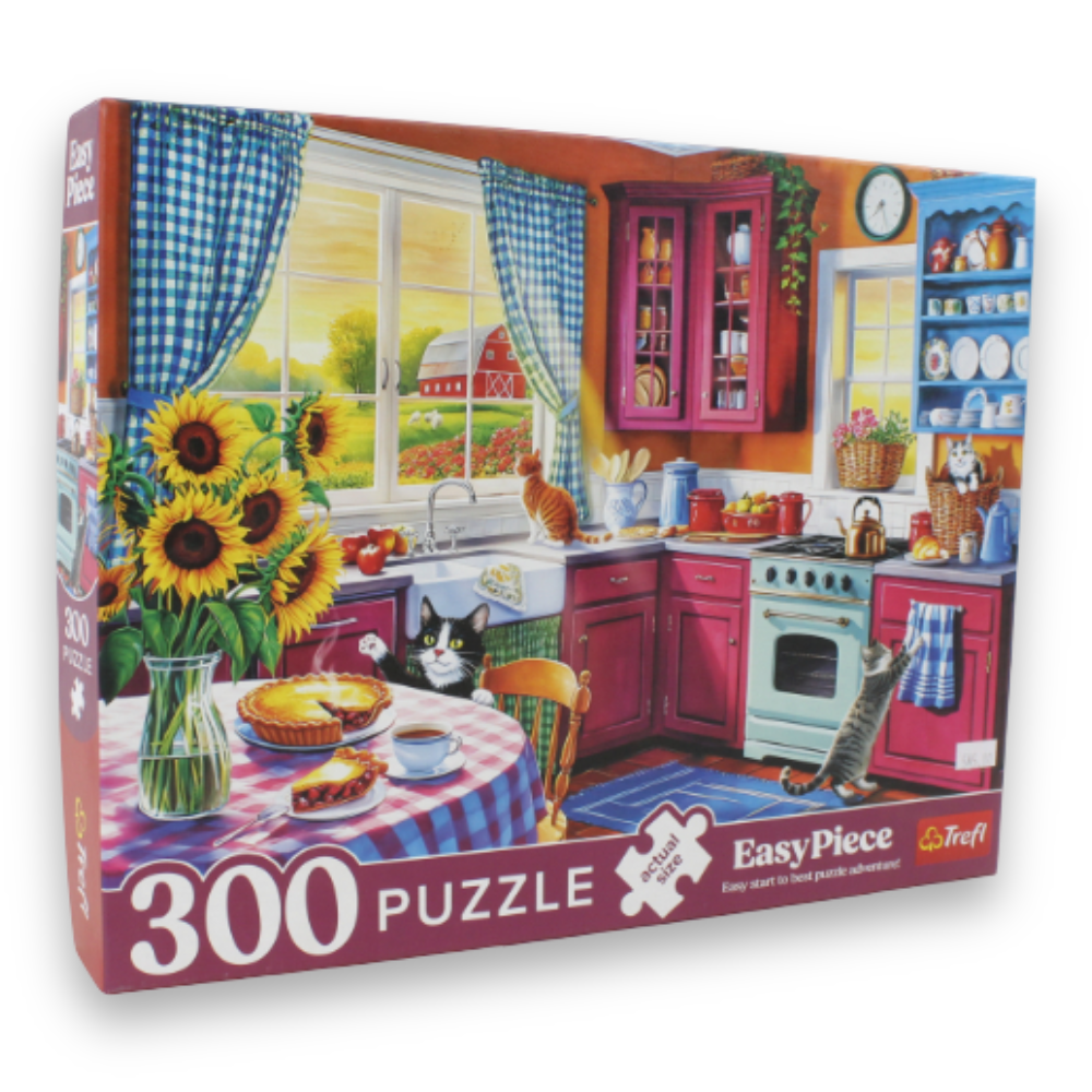 Trefl EasyPiece Morning In The Kitchen Jigsaw Puzzle – 300 Pcs