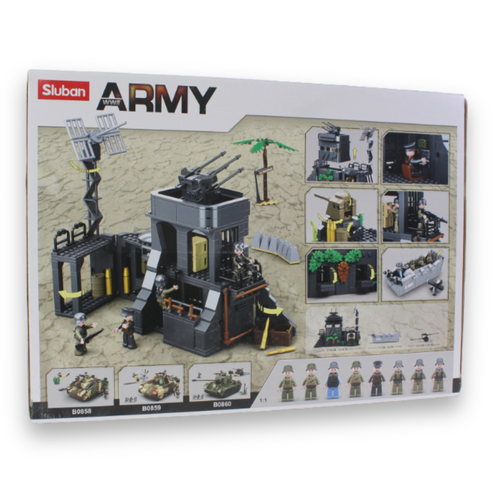 WWII The Atlantic Wall Building Set