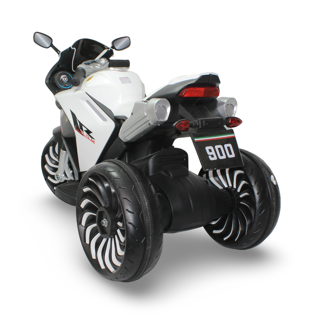 Kids Motorcycle Ride-on – White