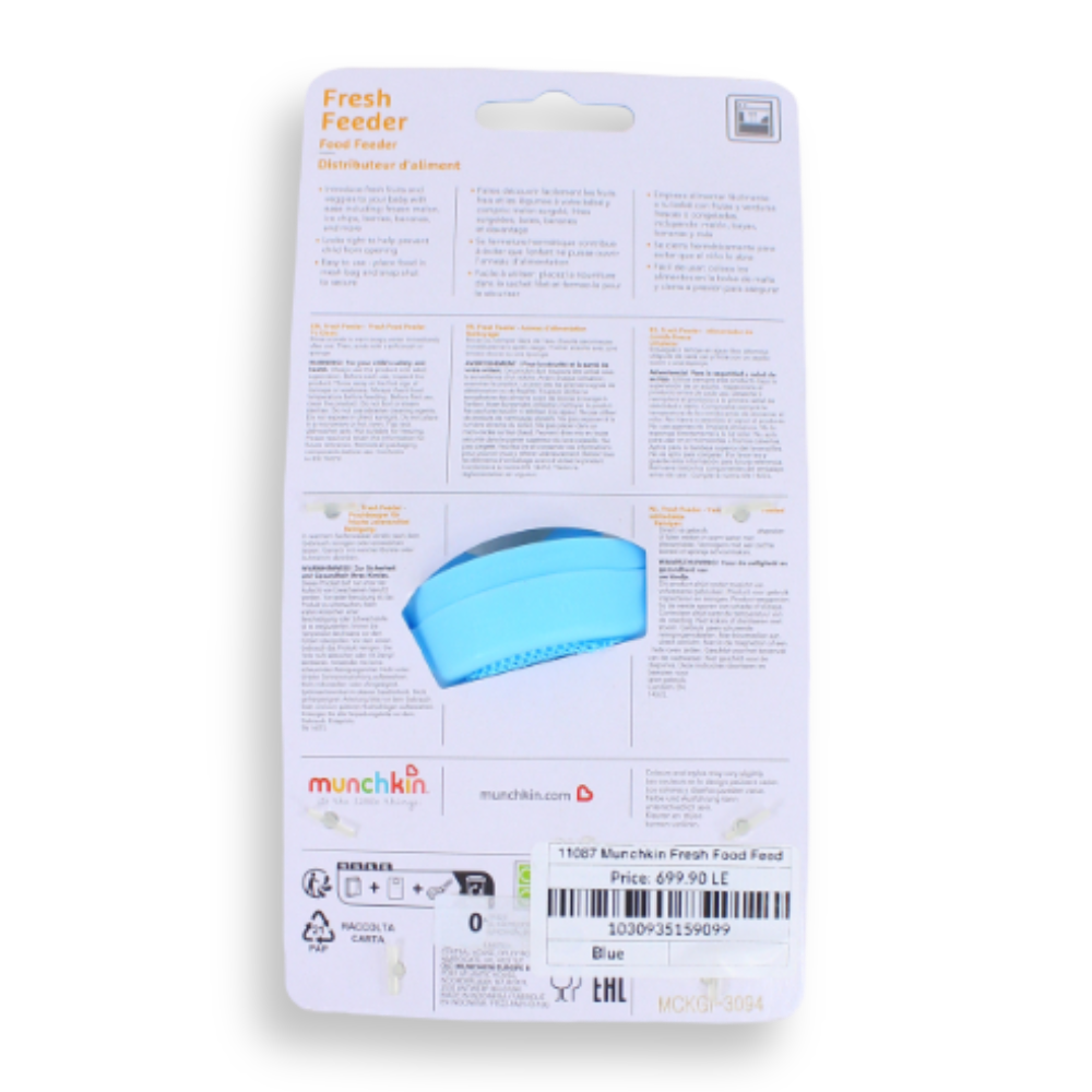 Munchkin Fresh Food Feeder – Blue, 6 Months+