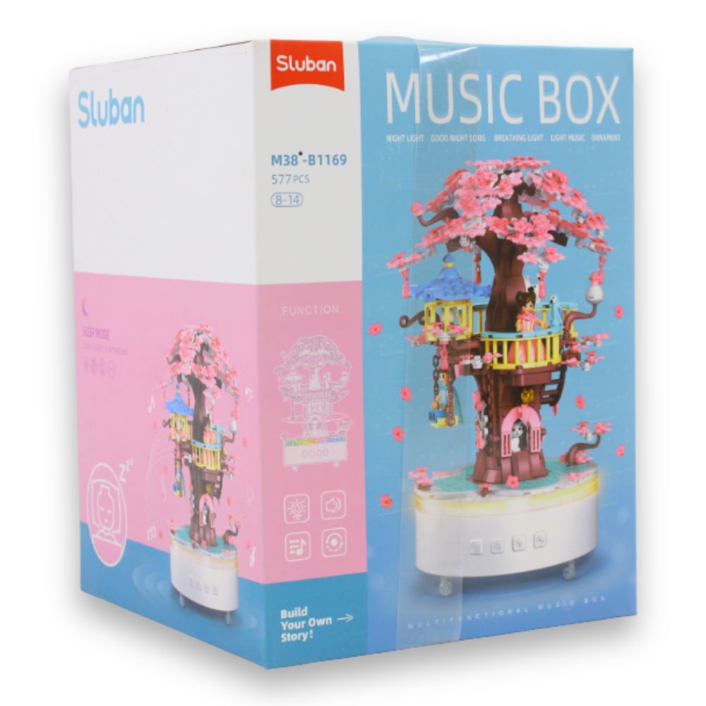 Treehouse Music Box Building Set – 577 Pieces