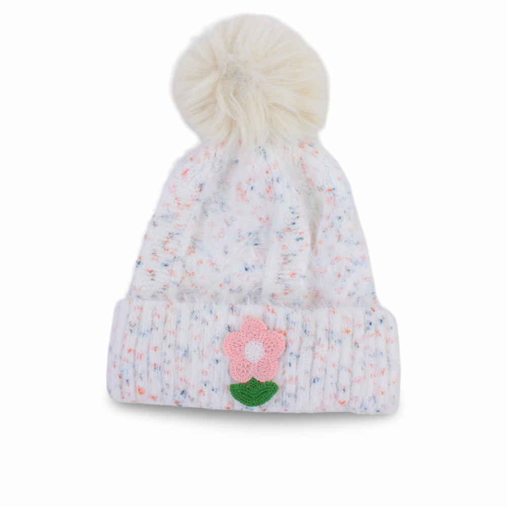 Girls Winter Ice Cap – Orange