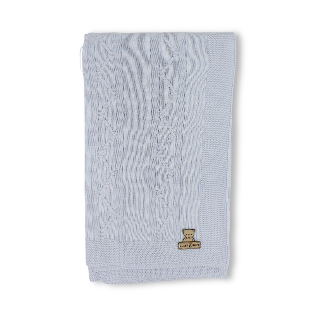 Unisex Baby Knitted Blanket – Assorted Colors