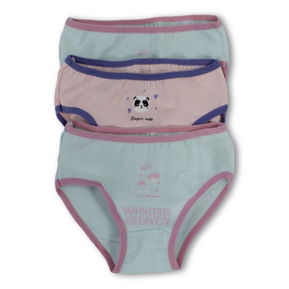 Girls Cotton Printed Panties – Pack Of 3