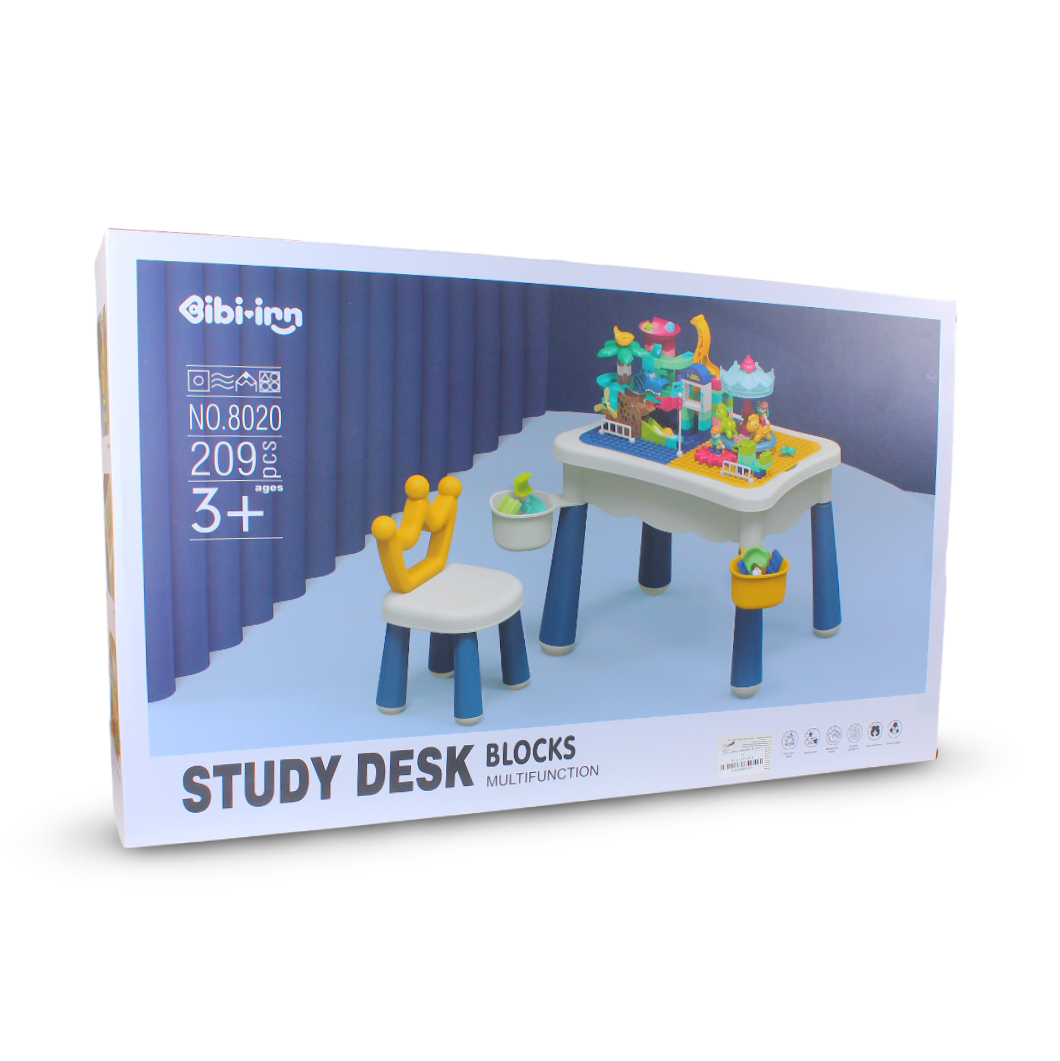 209-Piece Building Blocks Table