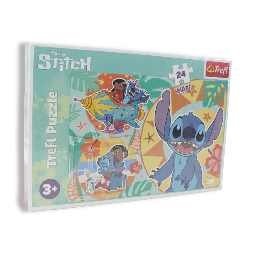 Trefl Lilo & Stitch: Happy Day Maxi Jigsaw Puzzle – 24 Pcs