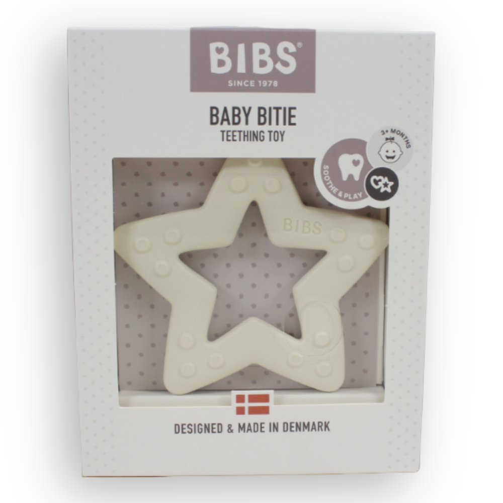 BIBS Baby Bitie Star Ivory
