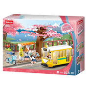 Sluban Girls Dream Happy Diary Downtown Tram Building Blocks Set - 347 Pcs
