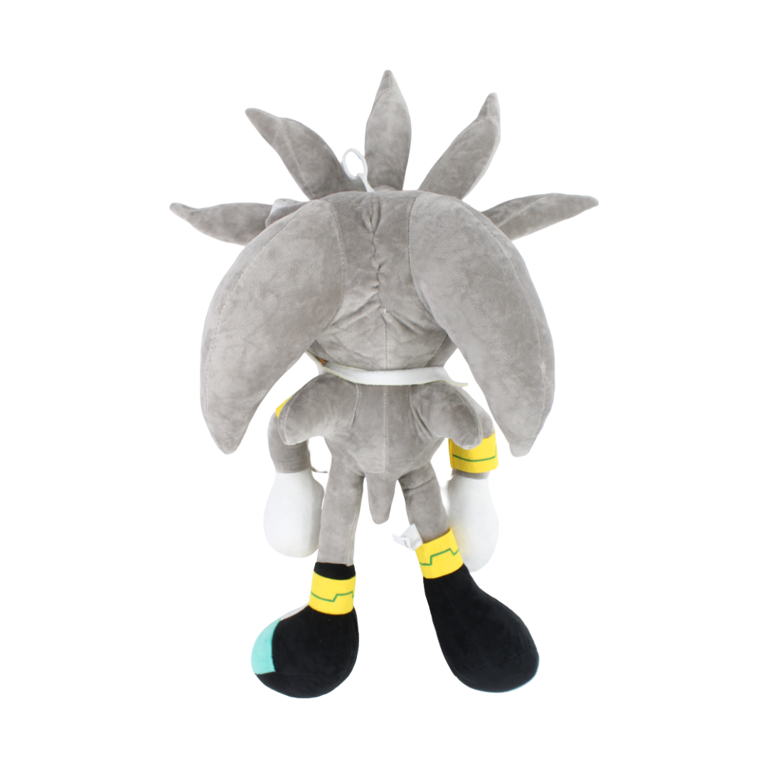 Sonic The Hedgehog Silver Plush Figure – Silver, Large
