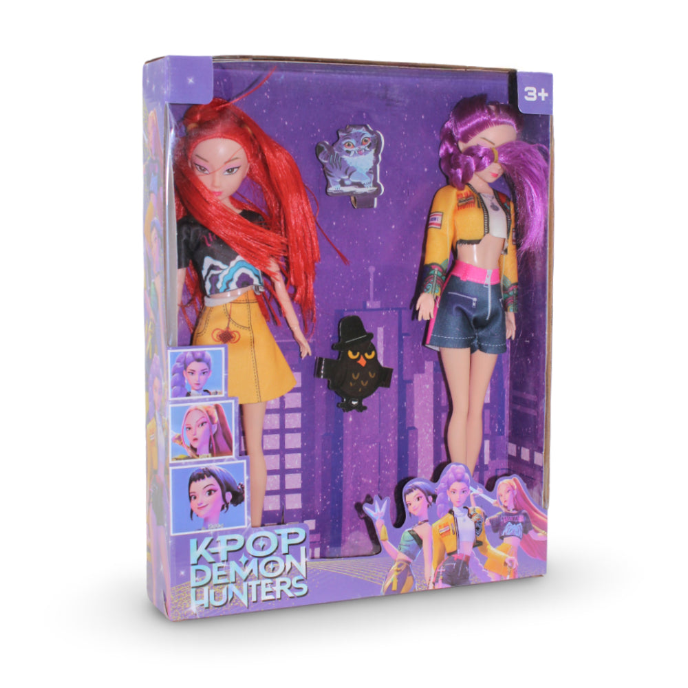 K-Pop Demon Hunters Set – Purple & Red