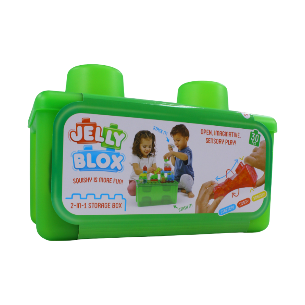 Jelly Blox 2-In-1 Storage Box (30 PCS)