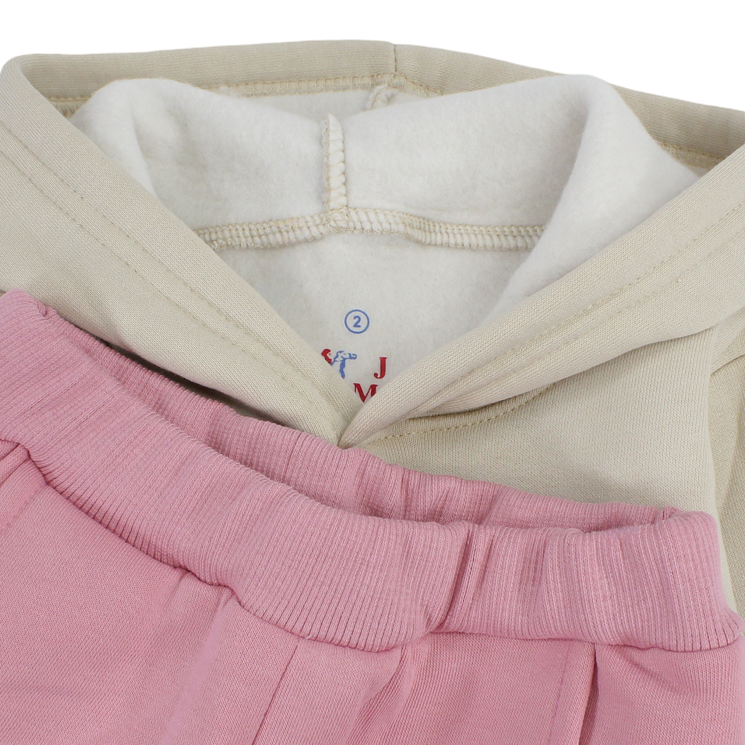 Girls Cotton Long-Sleeved Pajama – Love Teddy Bear Print